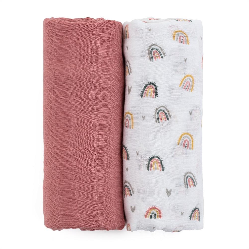 PETITE&MARS Misty Rose Rainbow 2v1 120 × 120 cm, 2 ks