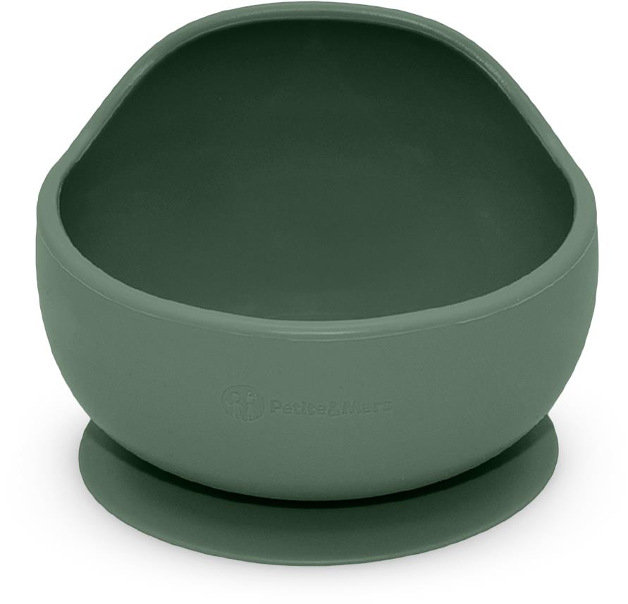 PETITE&MARS Miska silikonová s přísavkou Take&Match Misty Green