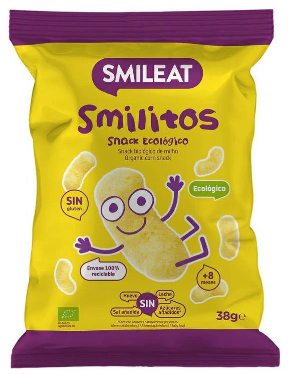 SMILEAT Bio kukuřičné křupky s extra panenským olivovým olejem 38 g