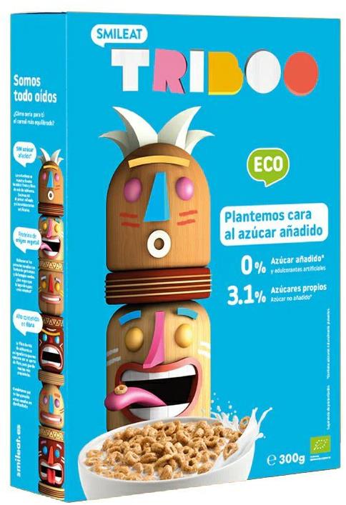 SMILEAT Bio cereální kroužky bez přidaného cukru 300 g