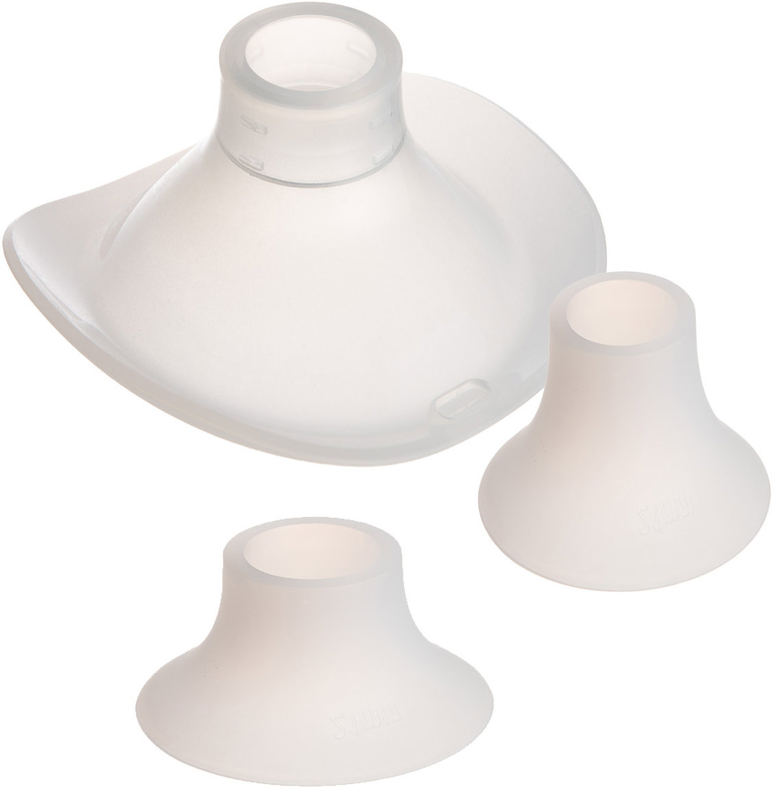 Canpol babies Náhradní silikonový trychtýř a vložky 24/21/19mm k odsávačce Hands-Free