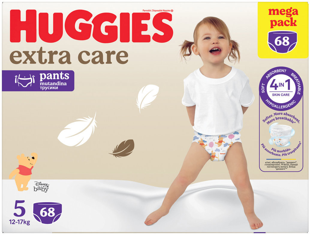 HUGGIES Extra Care Pants vel. 5 (68 ks)
