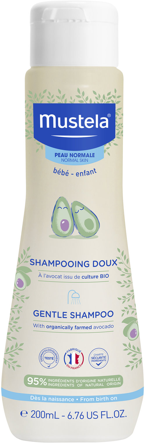MUSTELA Jemný šampon s organicky pěstovaným avokádem 200 ml