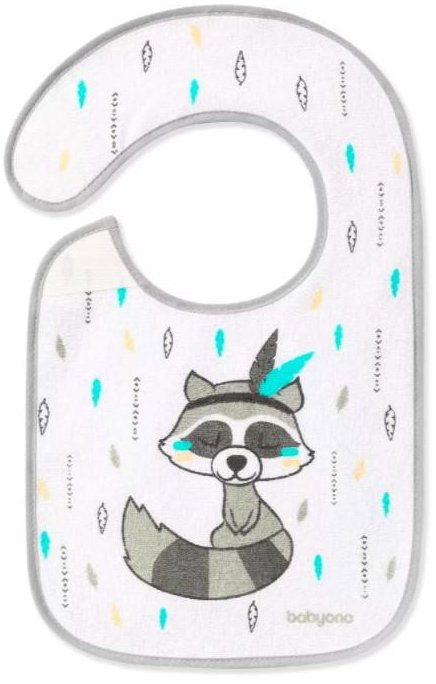 BabyOno froté bryndák voděodolný medvídek 6 m+