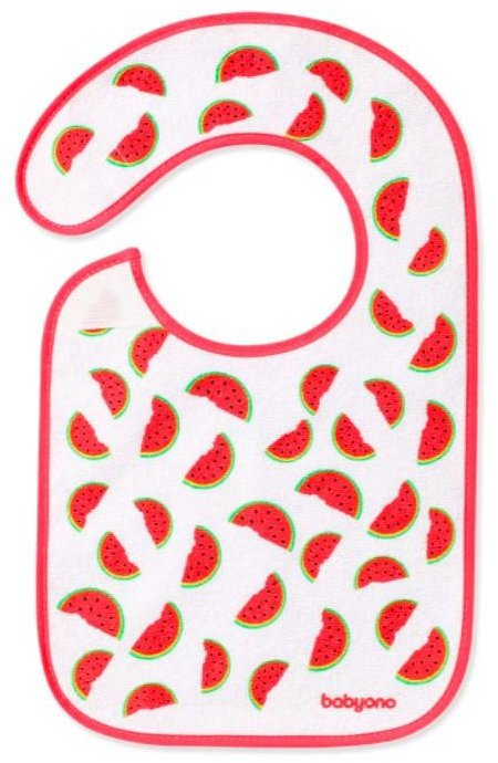 BabyOno froté bryndák voděodolný melon 6 m+