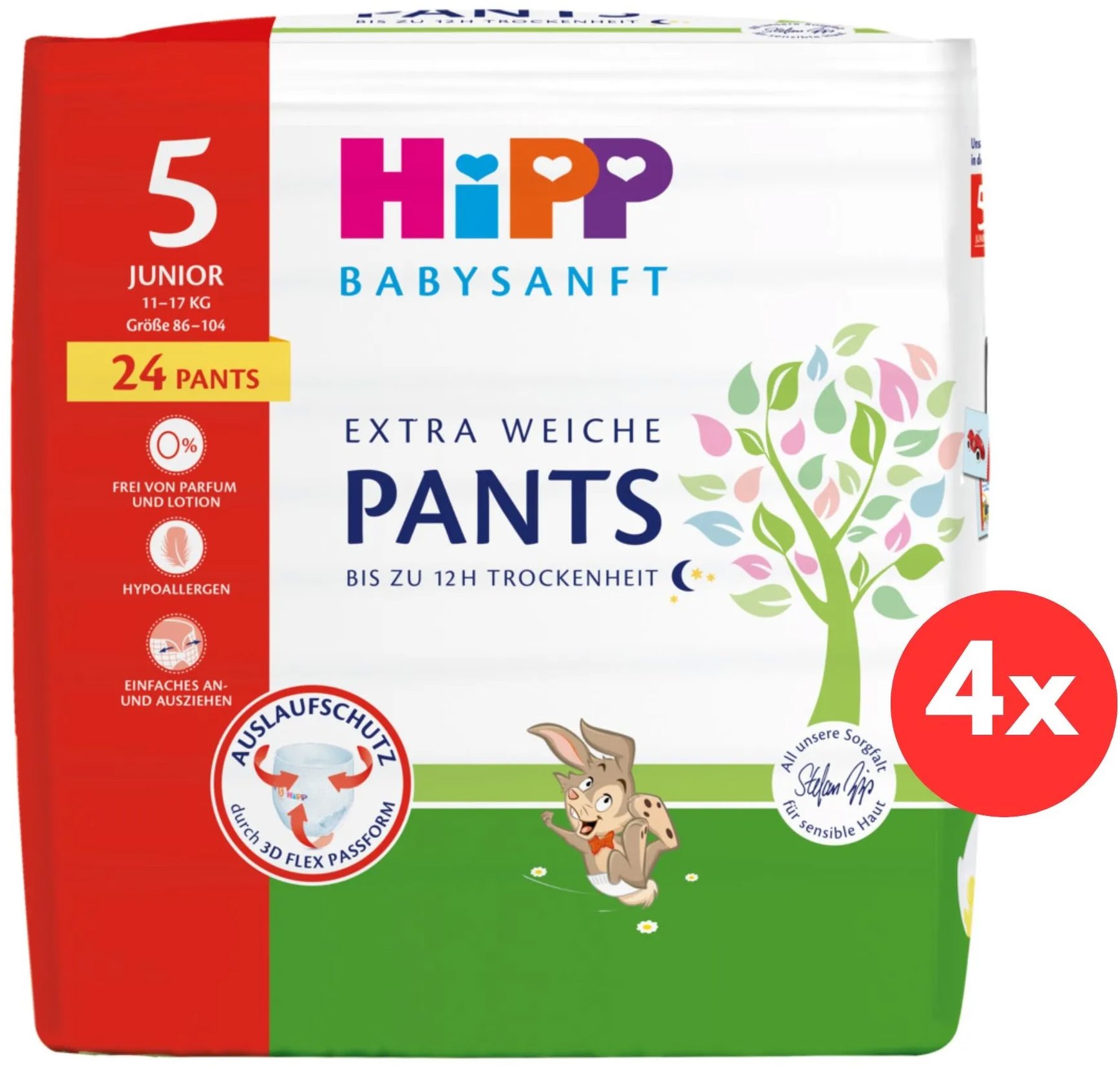 HiPP Babysanft Junior vel. 5 (4 × 24 ks)