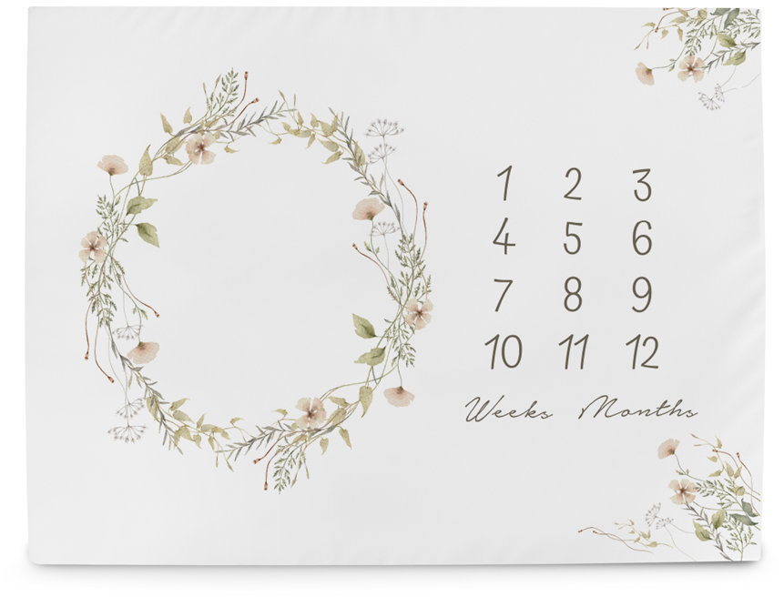 CEBA Podložka na focení Basic Summer Flowers 92 × 72 cm