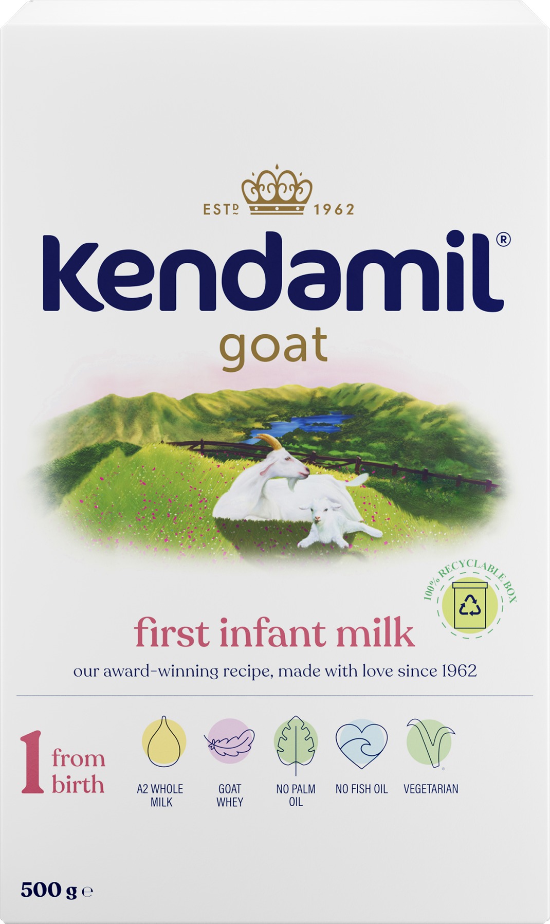 Kendamil Kozí kojenecké mléko 1 (500 g)
