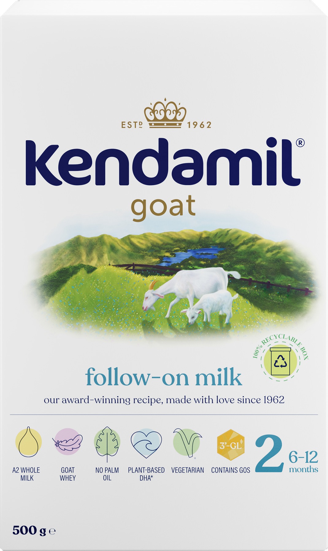 Kendamil Kozí pokračovací mléko 2 (500 g)