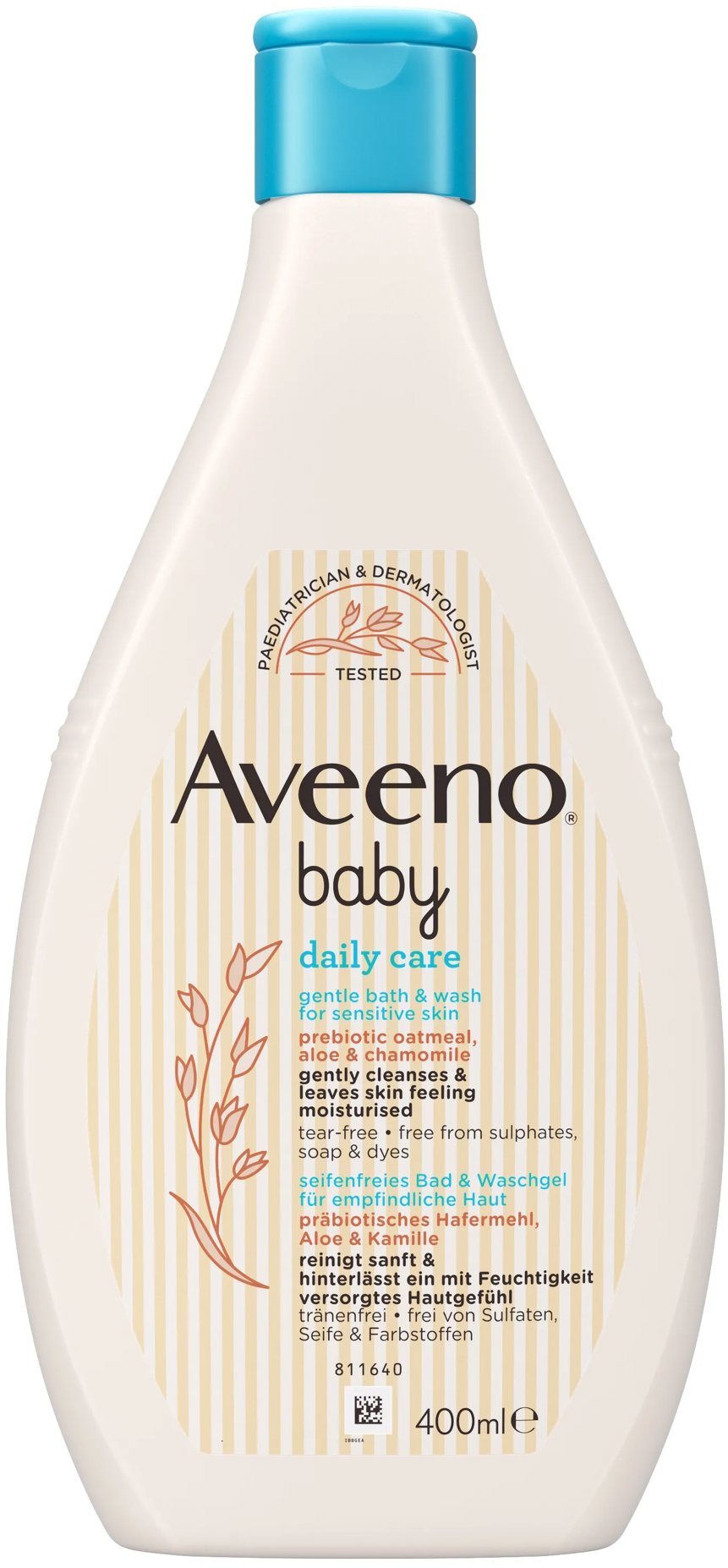 AVEENO Baby Daily Care Jemná koupel & mycí gel 400 ml