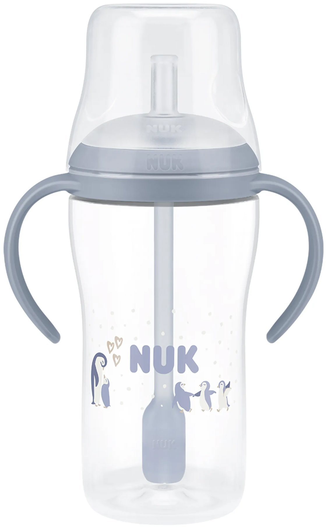 NUK Perfect Match Pengu s brčkem 260 ml