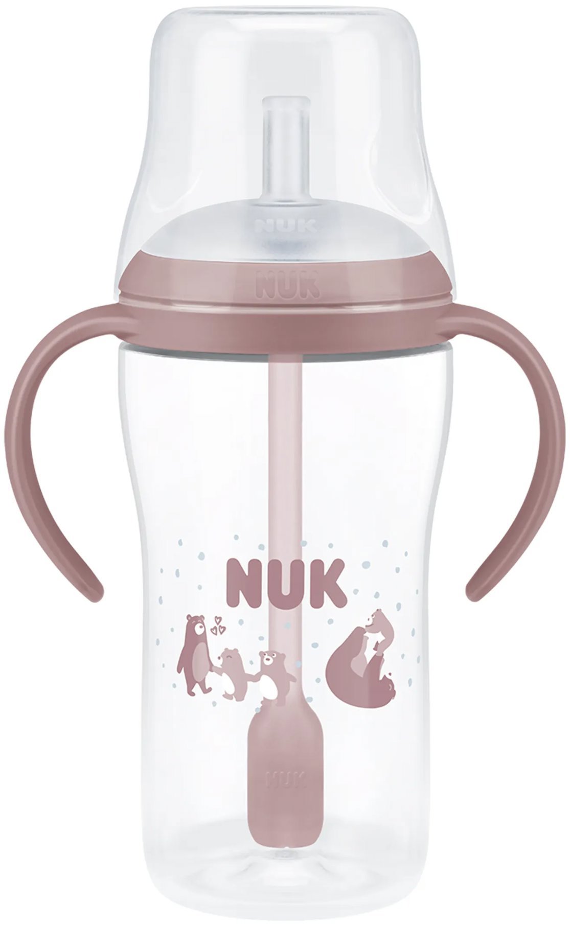 NUK Perfect Match Bear s brčkem 260 ml