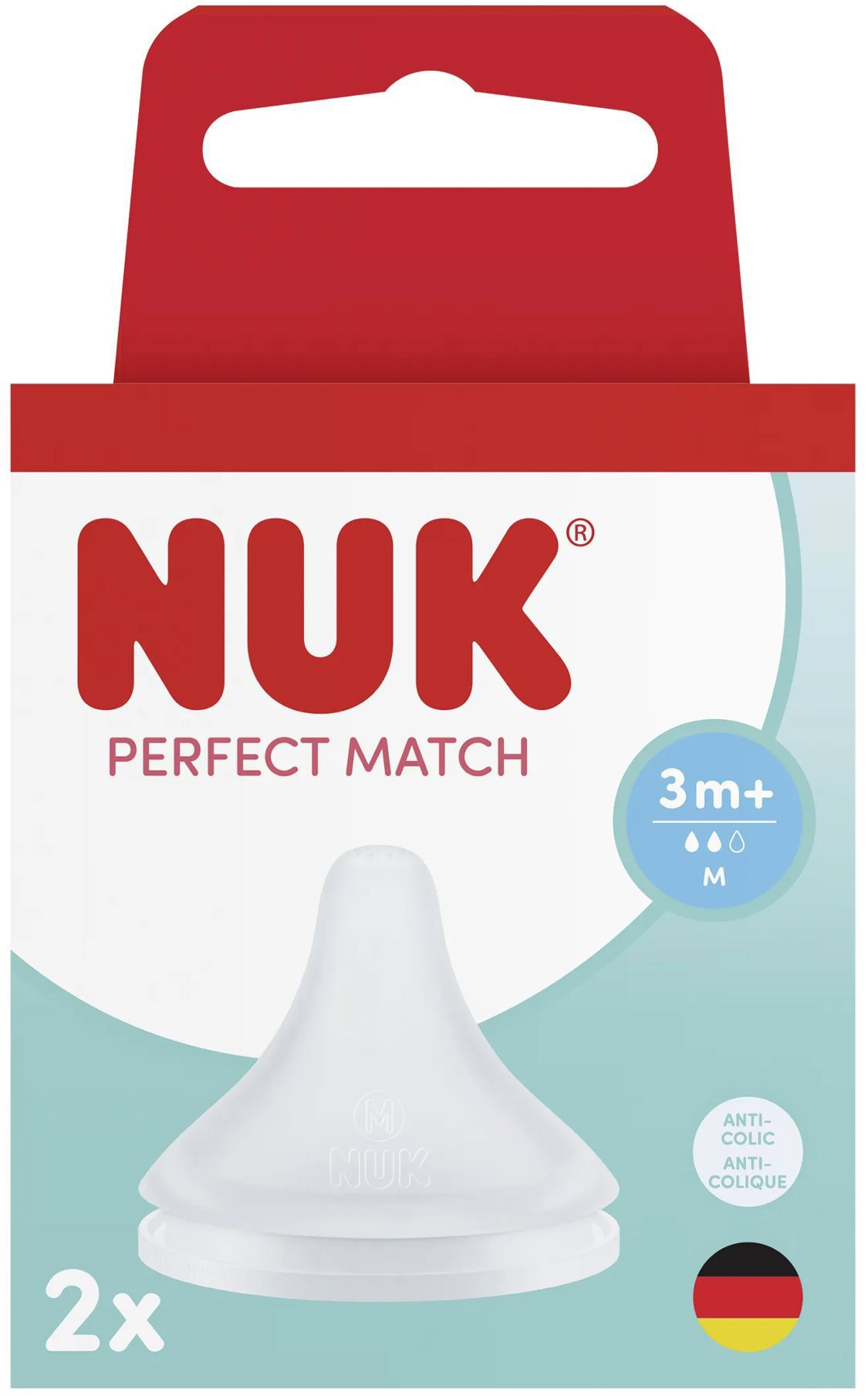 NUK Perfect Match 3m+, 2 ks