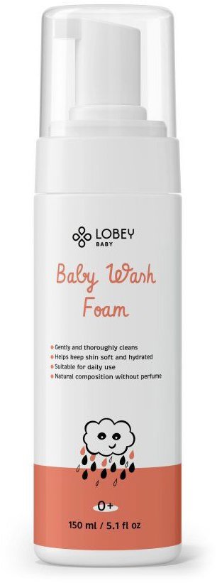 LOBEY Mycí pěna pro miminka 150 ml