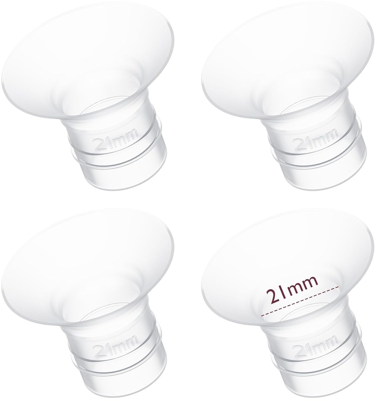 Momcozy Flange Inserts for S9 Pro/S12 Pro - 21 mm, 4 ks
