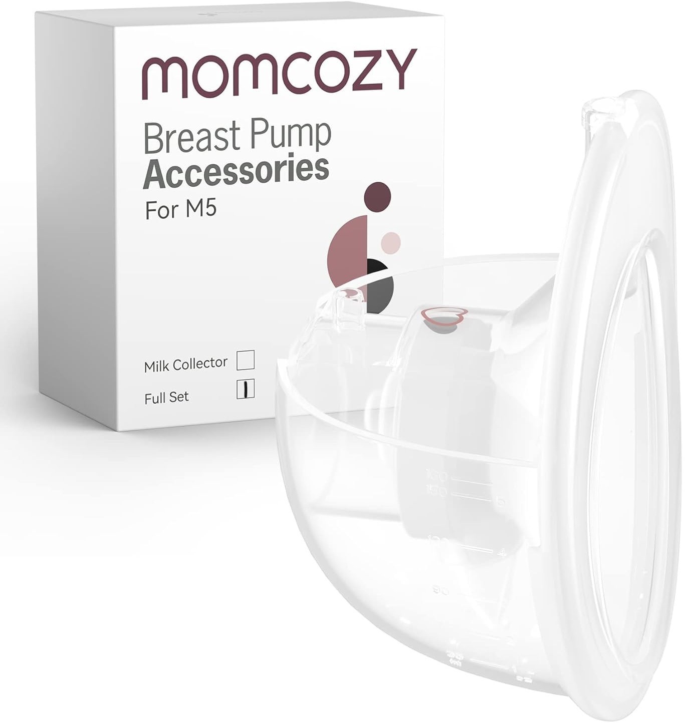 Momcozy Single-Sealed Full Set Collector Cup with 24 mm Flange for S9 Pro/S12 Pro