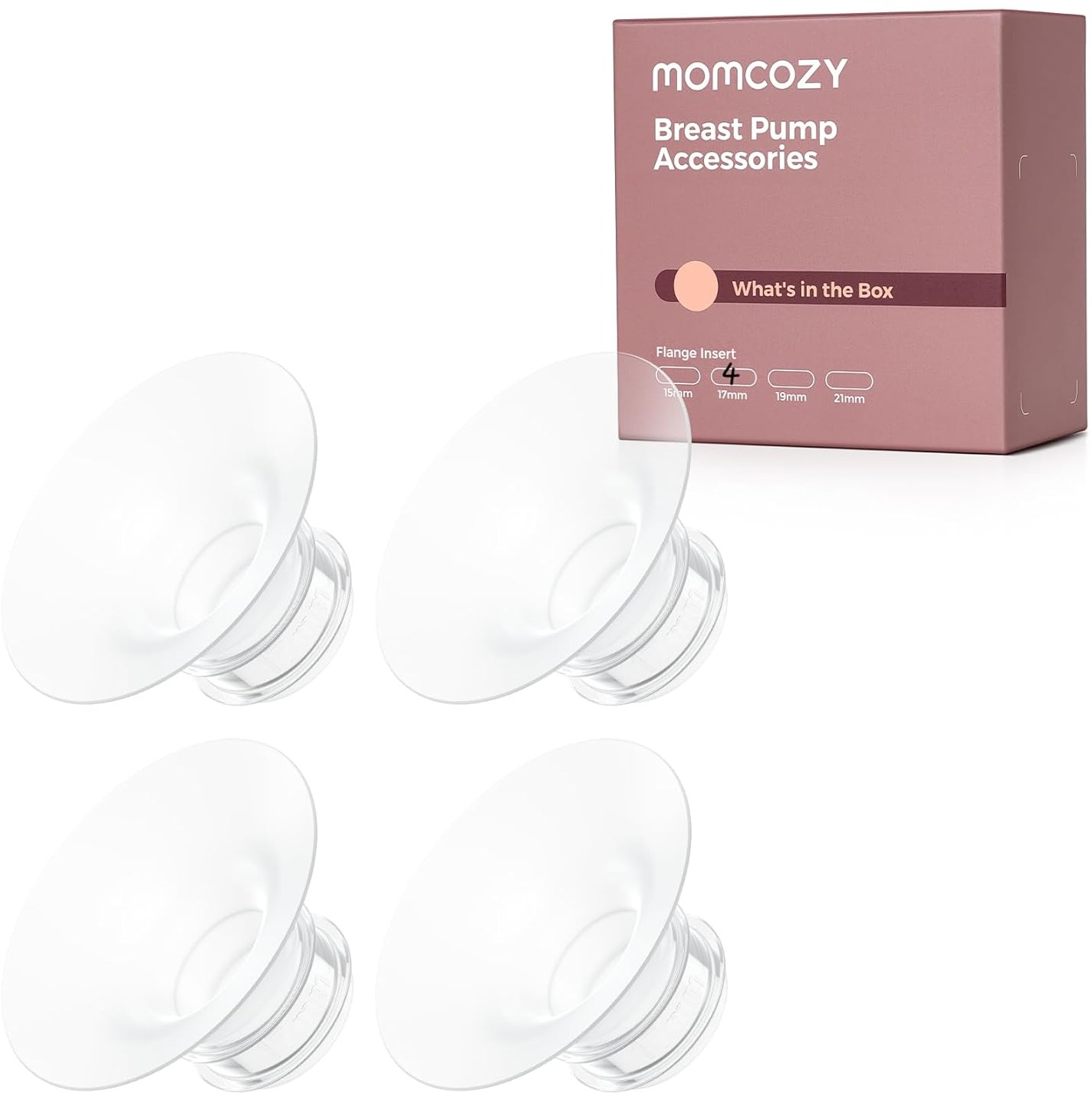 Momcozy Flange Insert For M5/M6/M9 17 mm, 4 ks