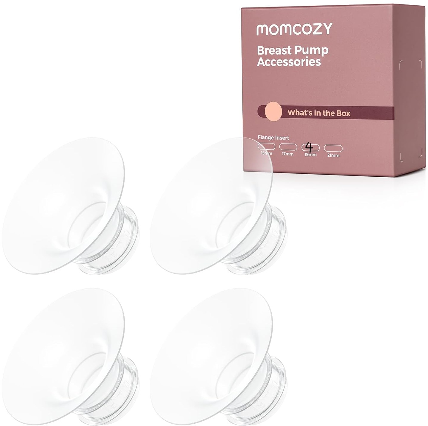 Momcozy Flange Insert For M5/M6/M9 19 mm, 4 ks