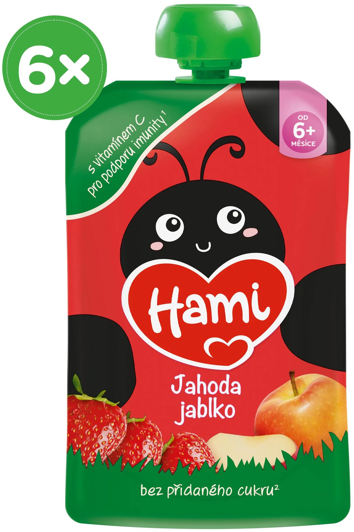 Hami Jablko banán jahoda 6×100 g