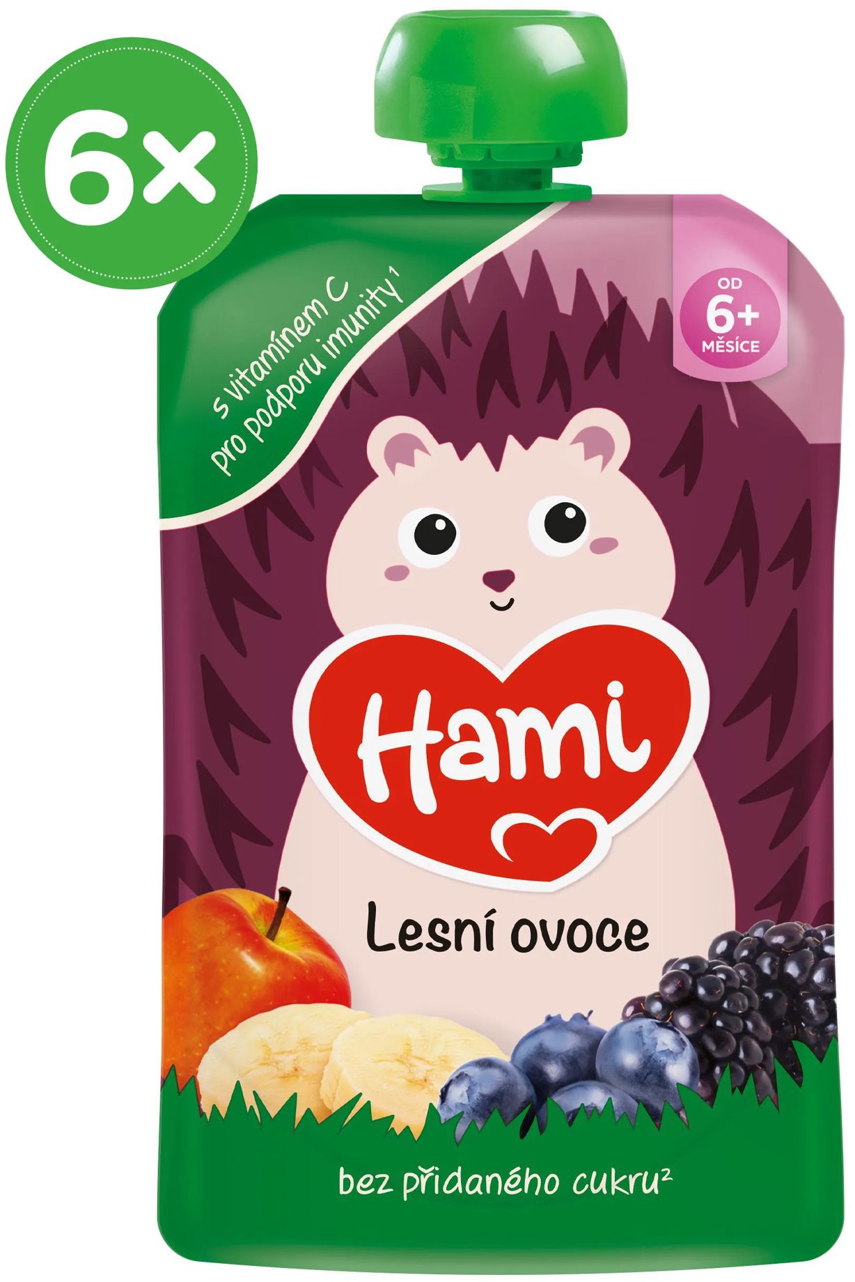 Hami Smoothie lesní ovoce 6×100 g
