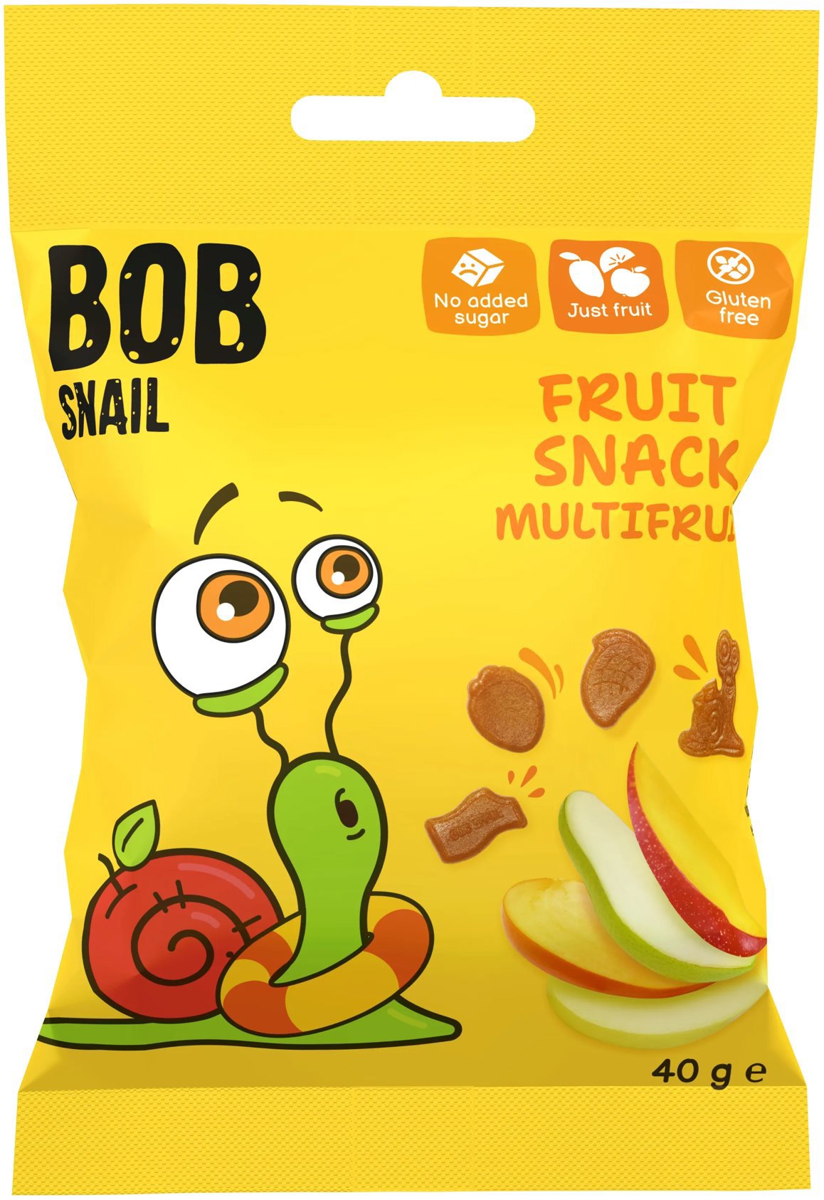 Šnek Bob ovocný snack multifruit 40 g