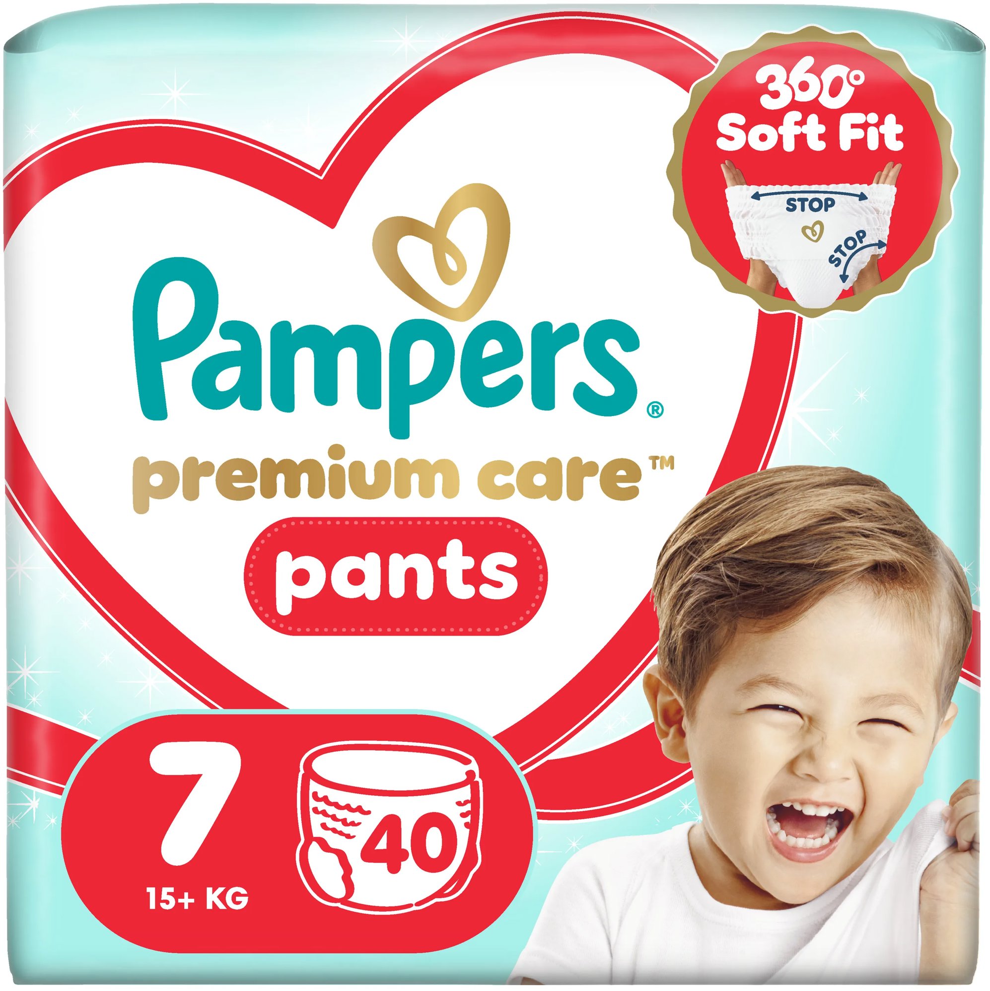 PAMPERS Premium Care Pants vel. 7 (40 ks)