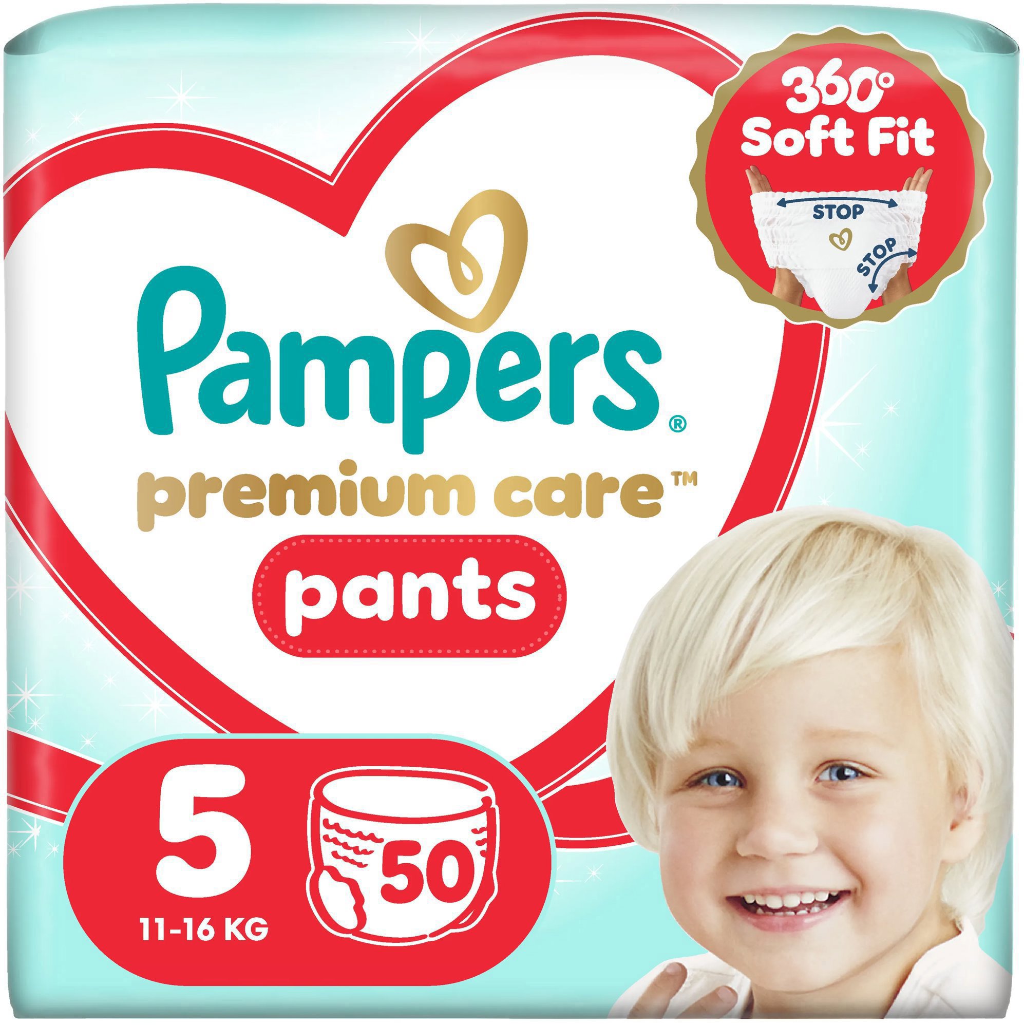 PAMPERS Premium Care Pants vel. 5 (50 ks)