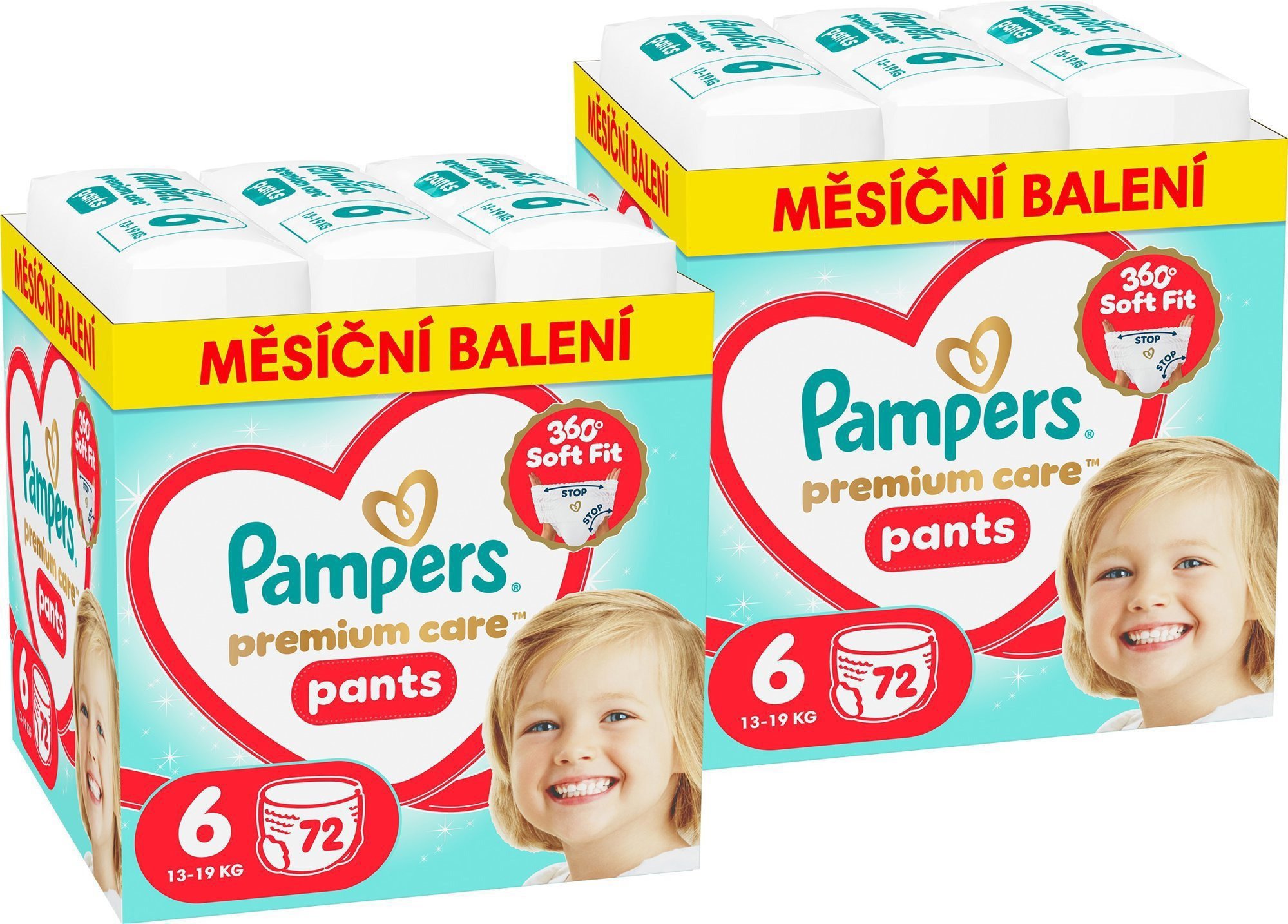 PAMPERS Premium Care Pants vel. 6 (144 ks)