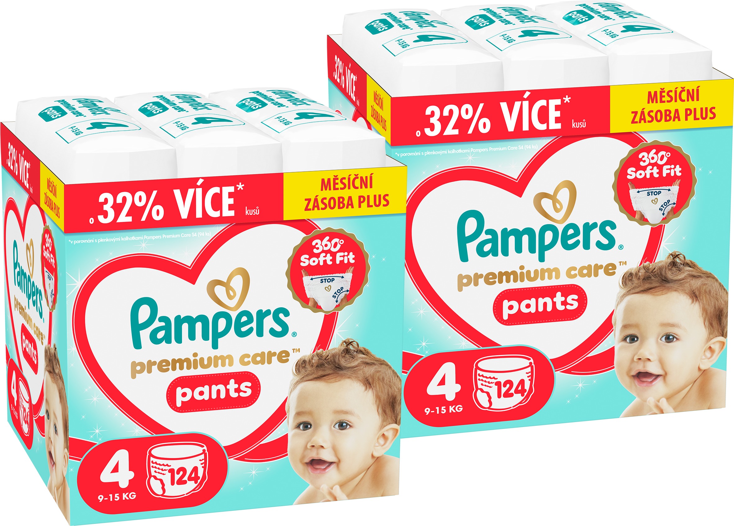 PAMPERS Premium Care Pants vel. 4 (248 ks)