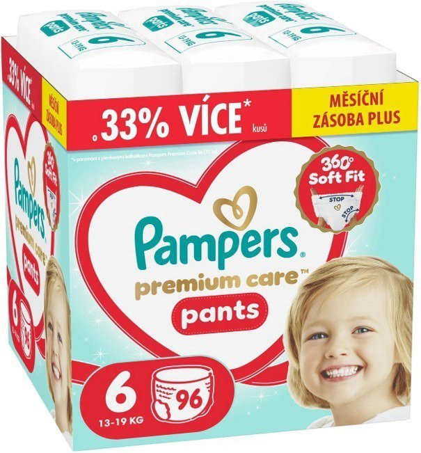 PAMPERS Premium Care Pants vel. 6 (96 ks)