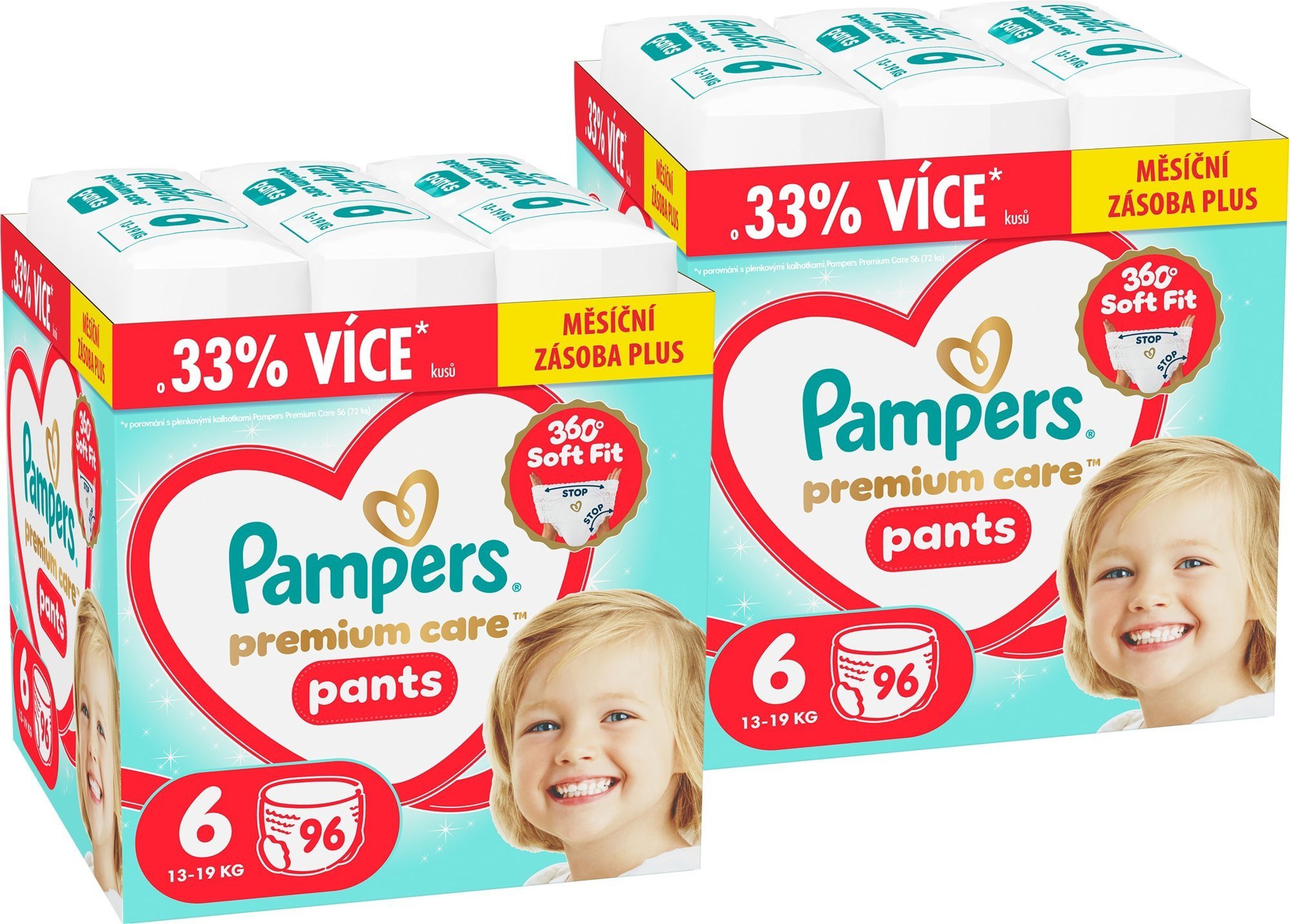 PAMPERS Premium Care Pants vel. 6 (192 ks)