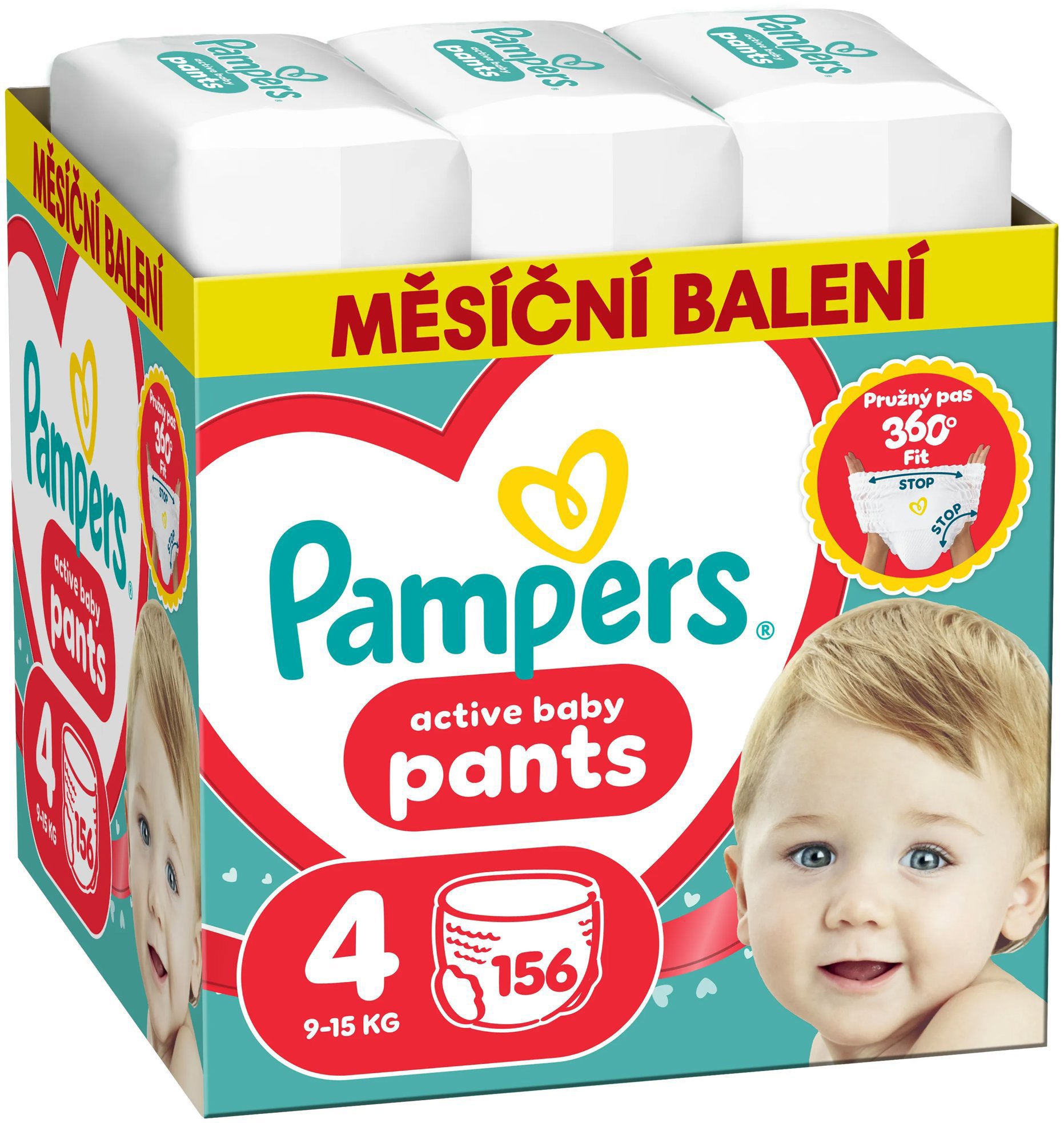 PAMPERS Pants vel. 4 (156 ks)