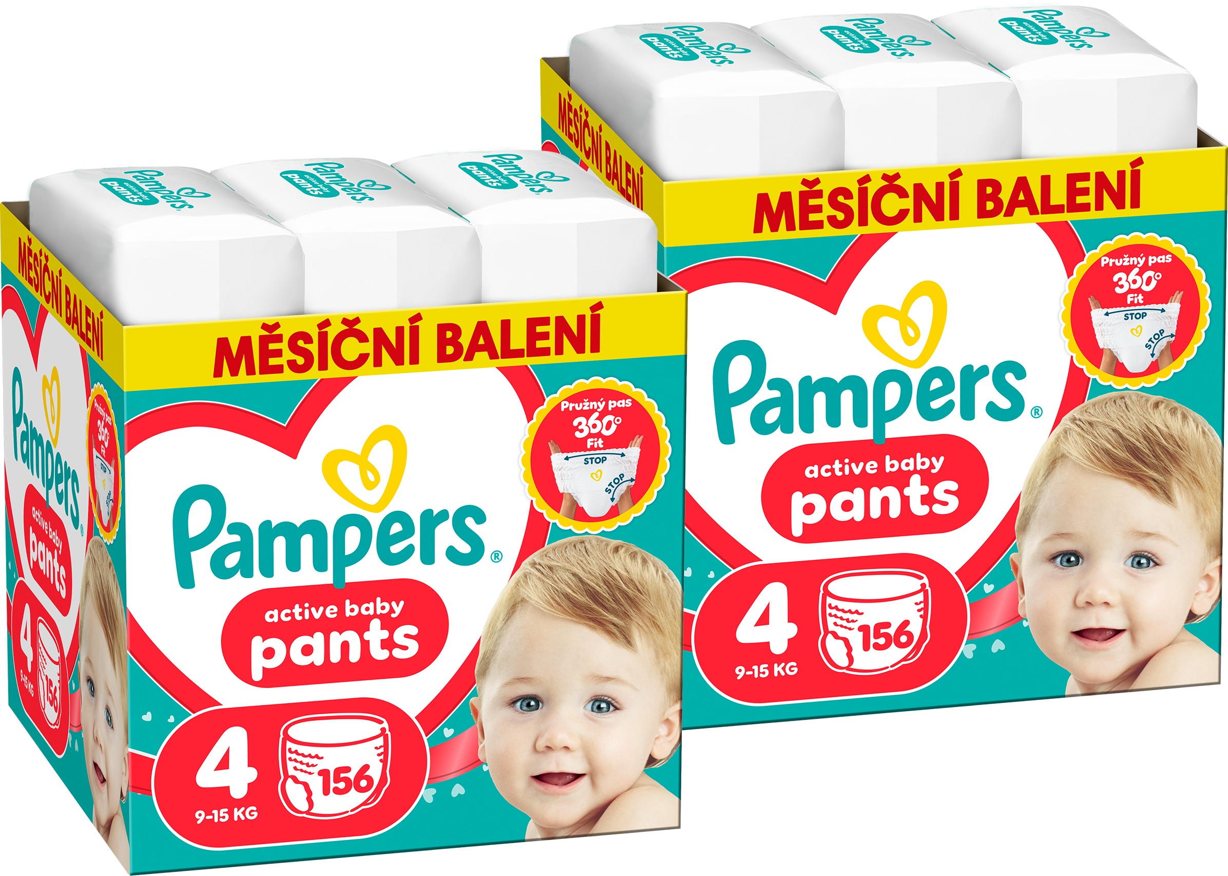 PAMPERS Pants vel. 4 (312 ks)