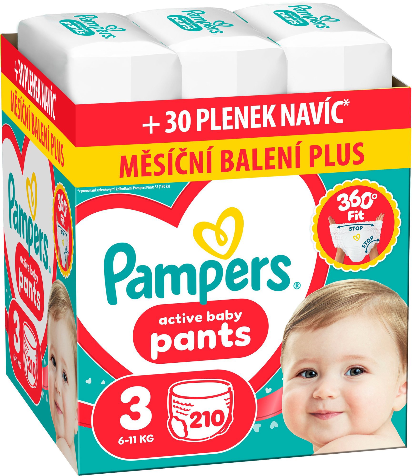 PAMPERS Pants vel. 3 (210 ks)