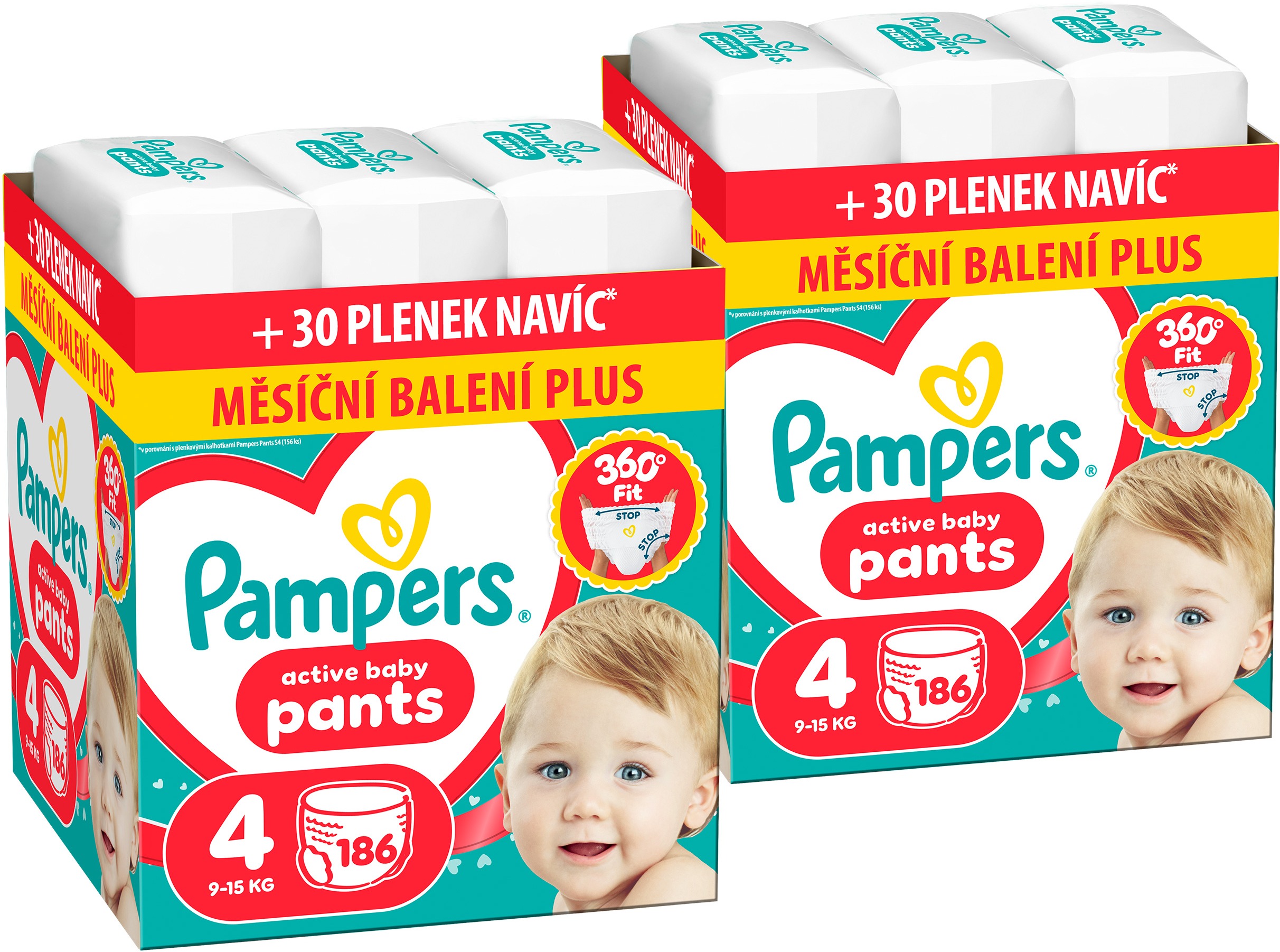 PAMPERS Pants vel. 4 (372 ks)