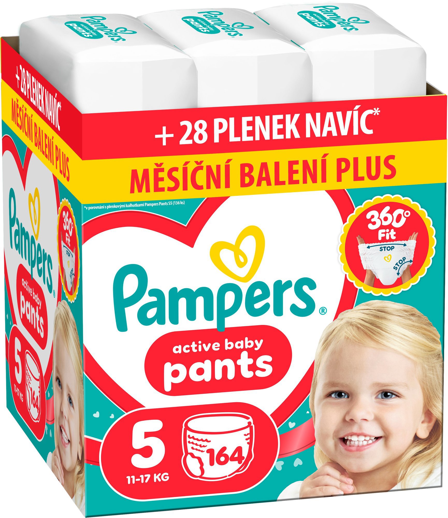 PAMPERS Pants vel. 5 (164 ks)