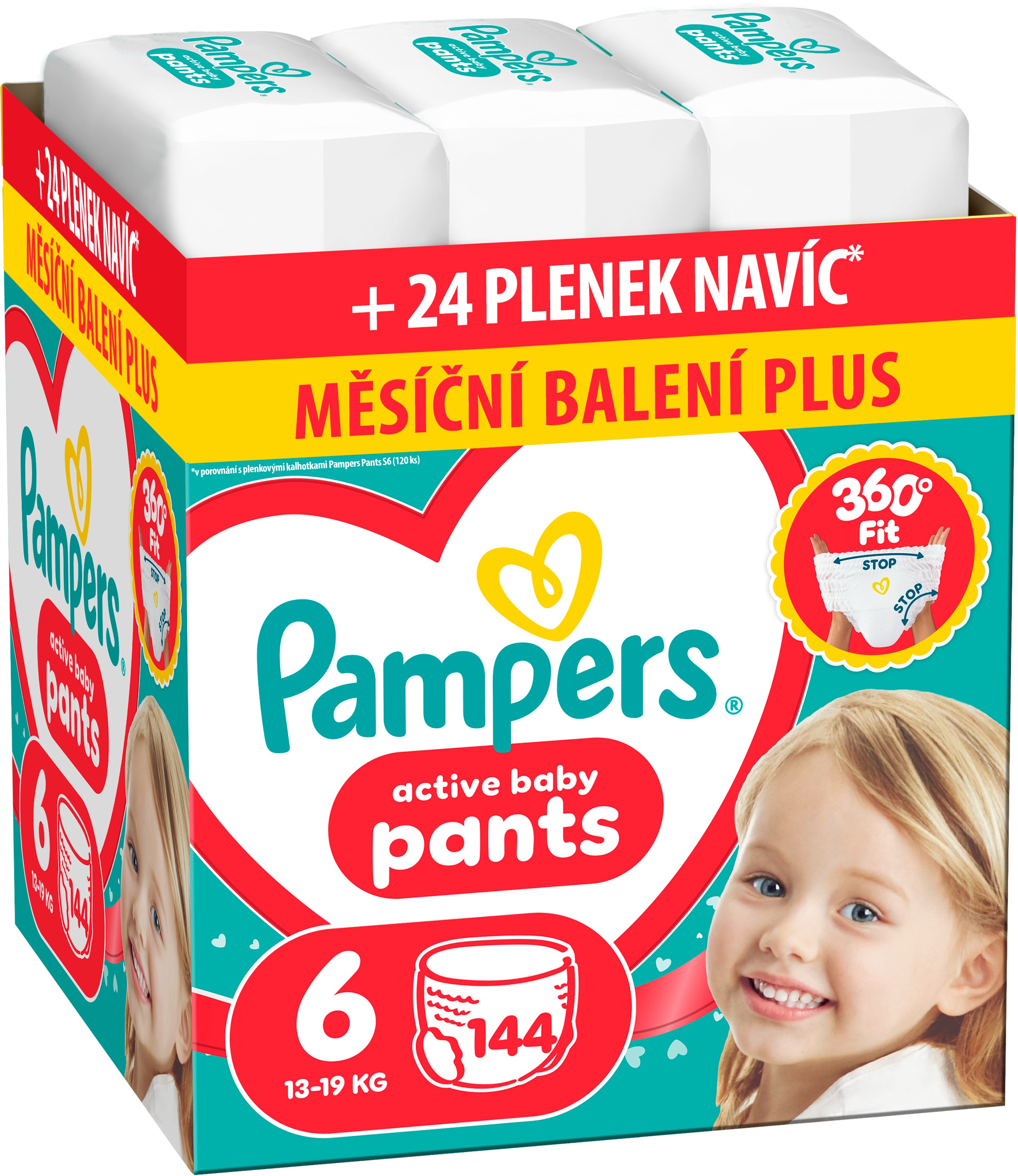 PAMPERS Pants vel. 6 (144 ks)