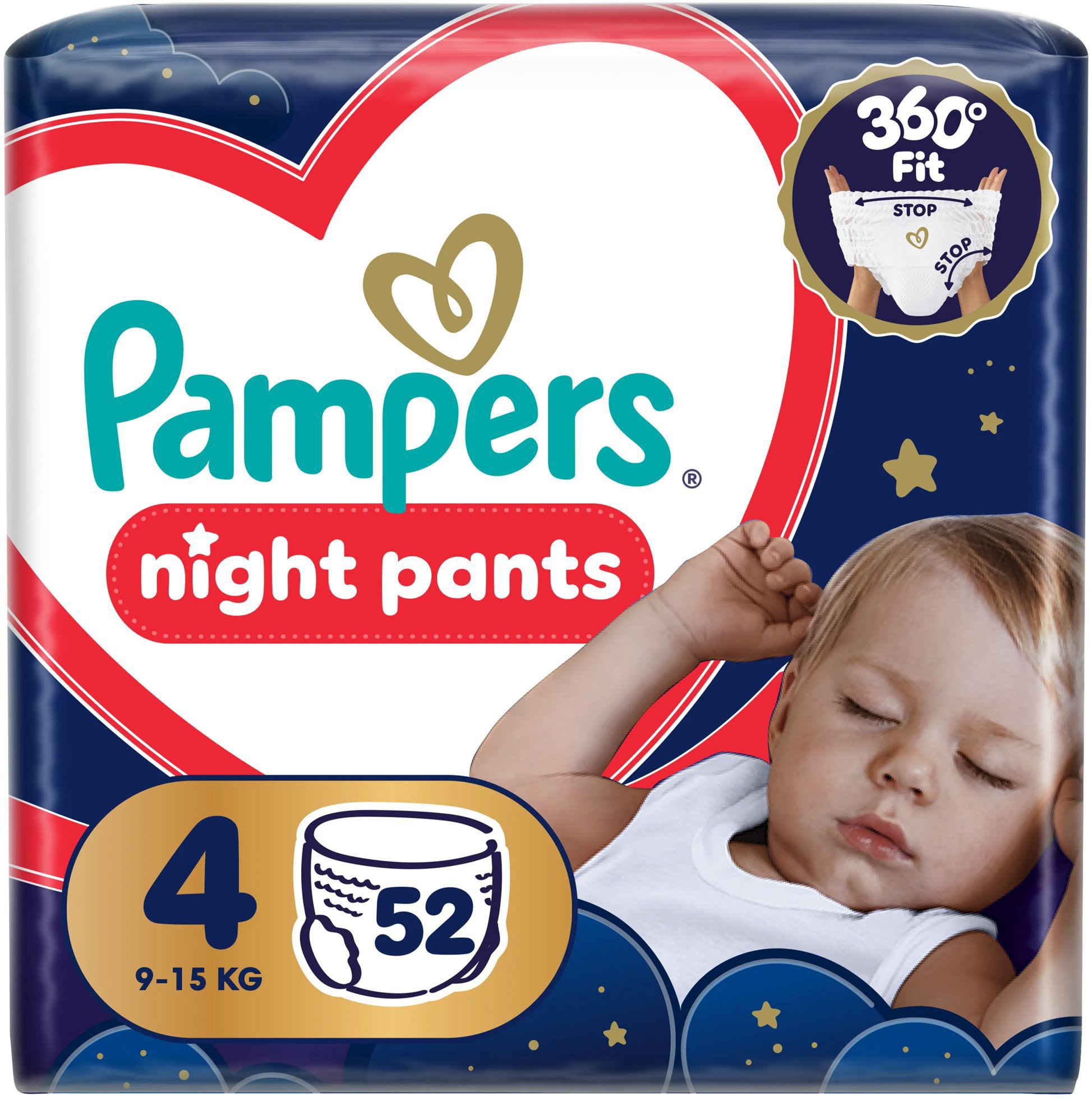 PAMPERS Pants Night vel. 4 (52 ks)