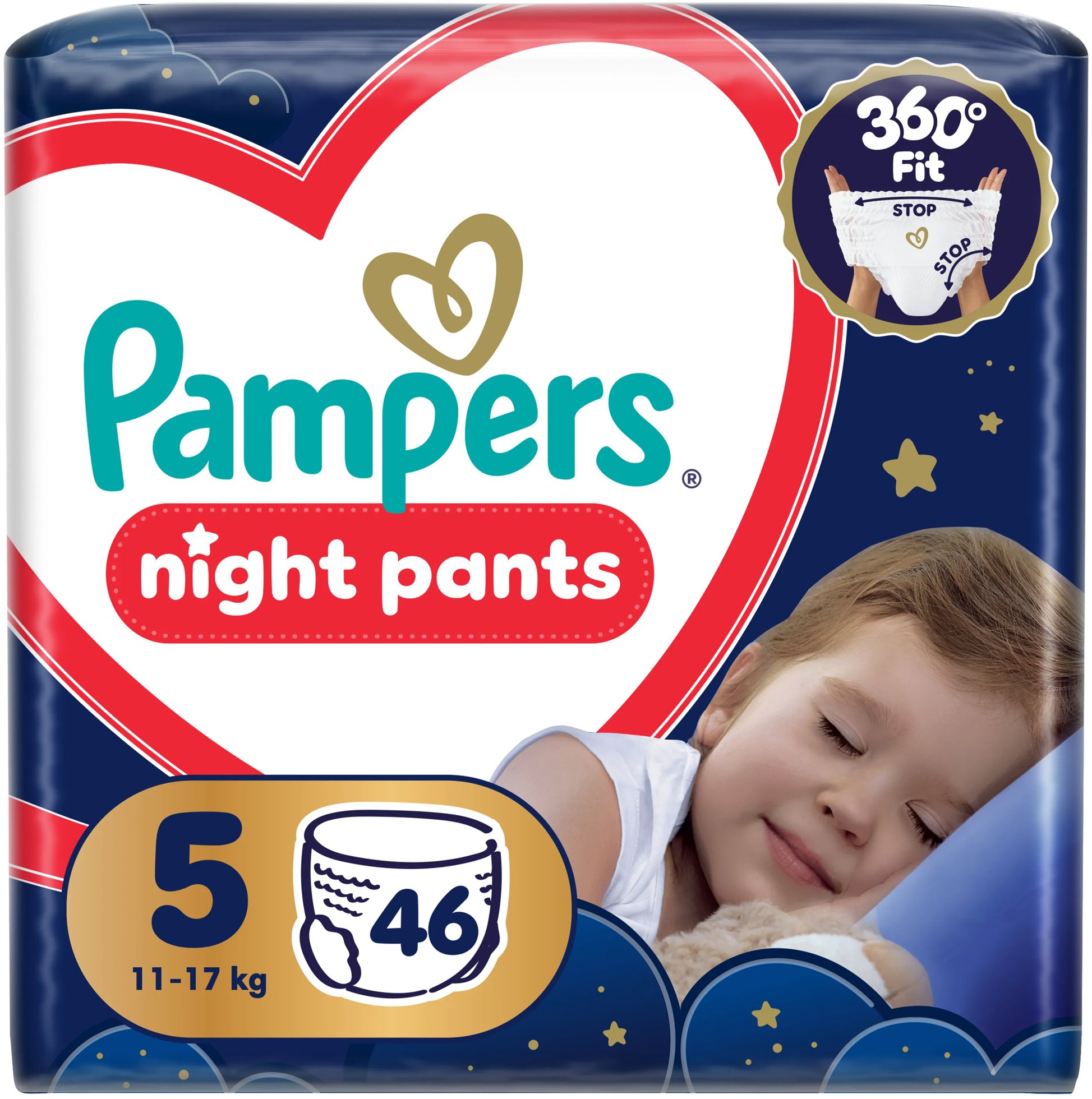 PAMPERS Pants Night vel. 5 (46 ks)