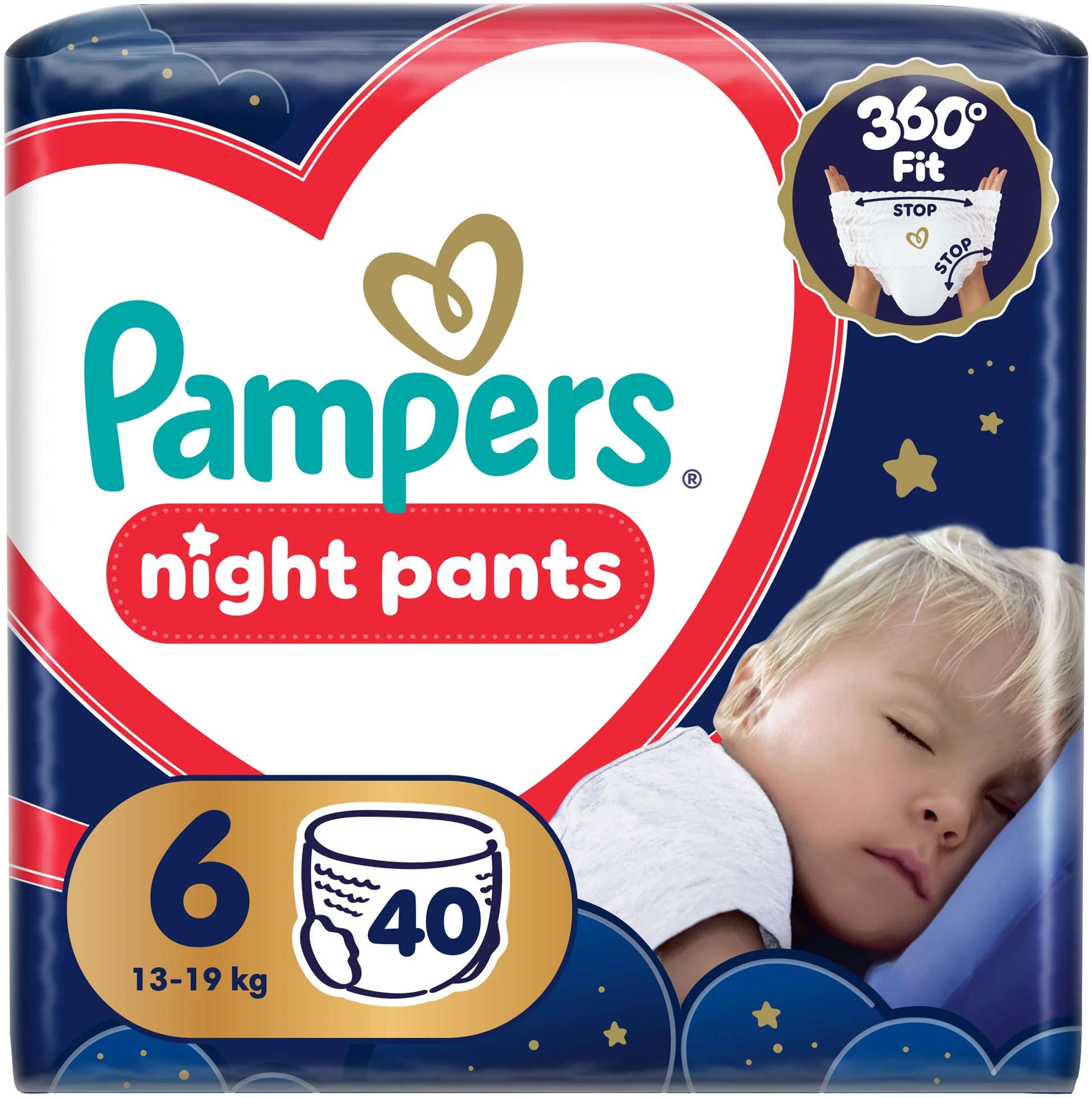 PAMPERS Pants Night vel. 6 (40 ks)