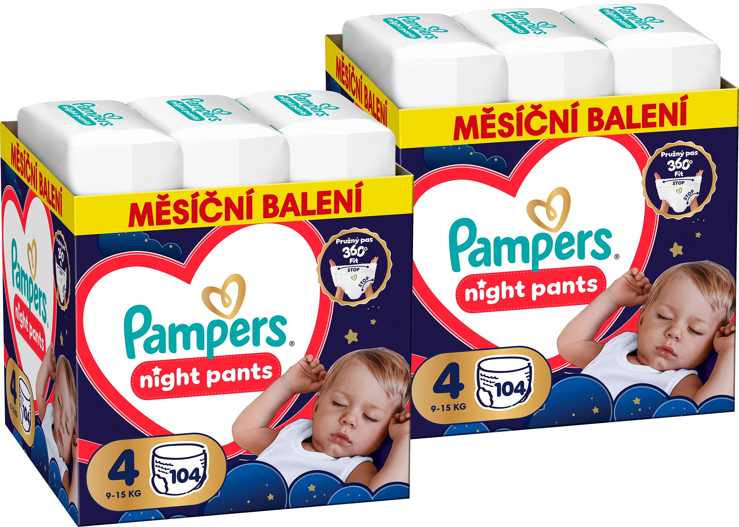 PAMPERS Pants Night vel. 4 (208 ks)