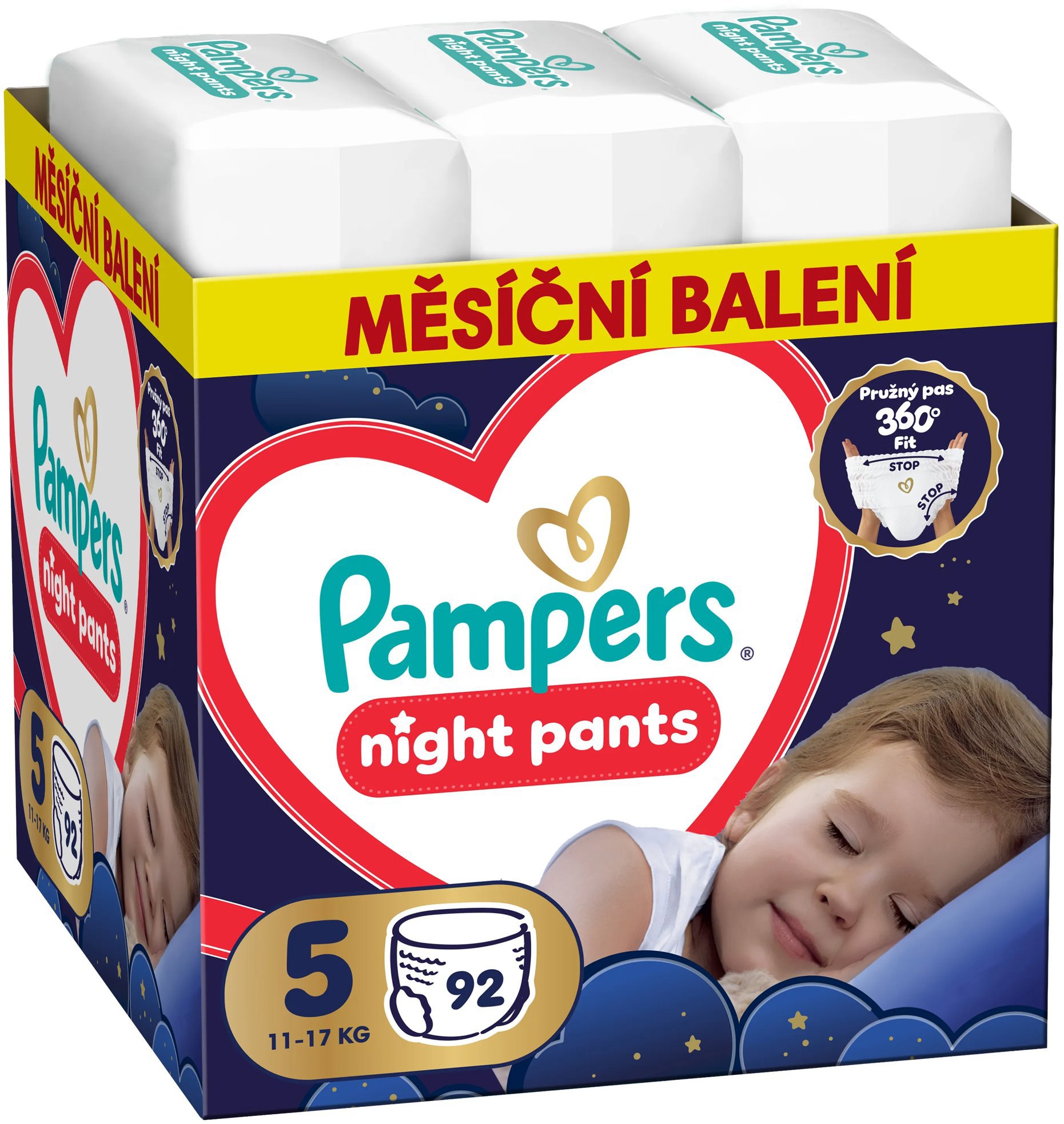 PAMPERS Pants Night vel. 5 (92 ks)