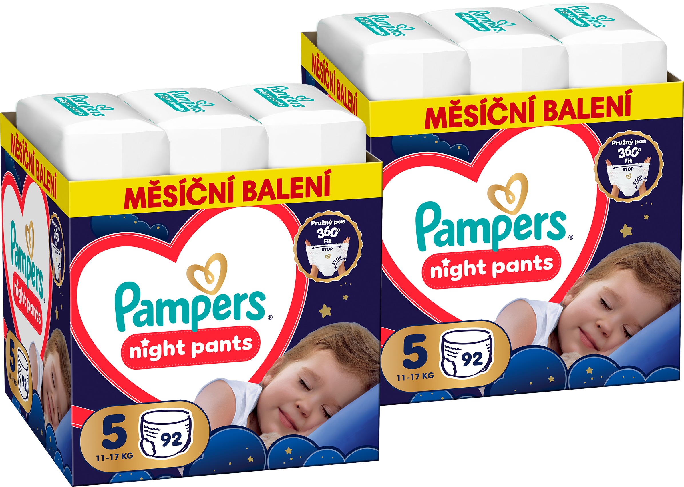 PAMPERS Pants Night vel. 5 (184 ks)