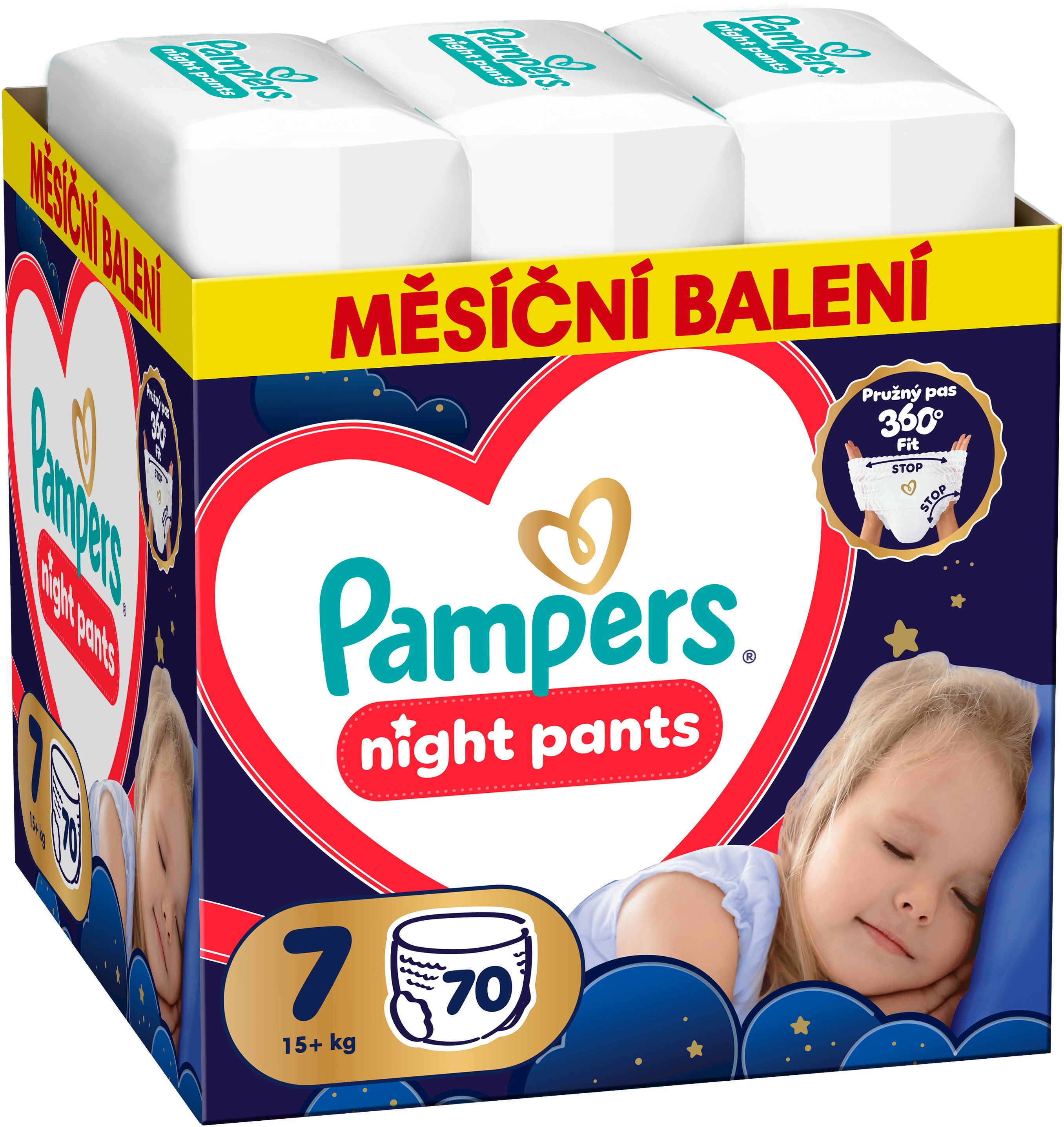 PAMPERS Pants Night vel. 7 (70 ks)