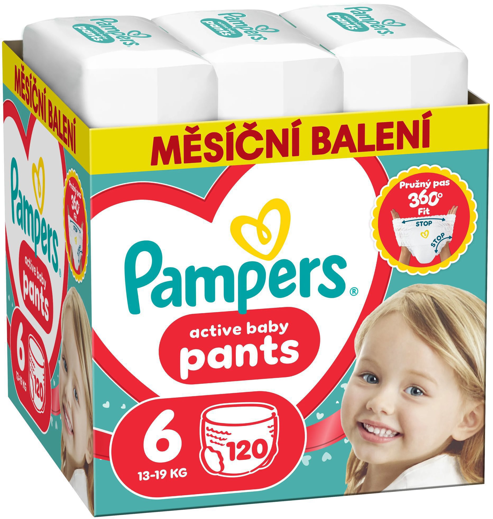 PAMPERS Pants vel. 6 (120 ks)