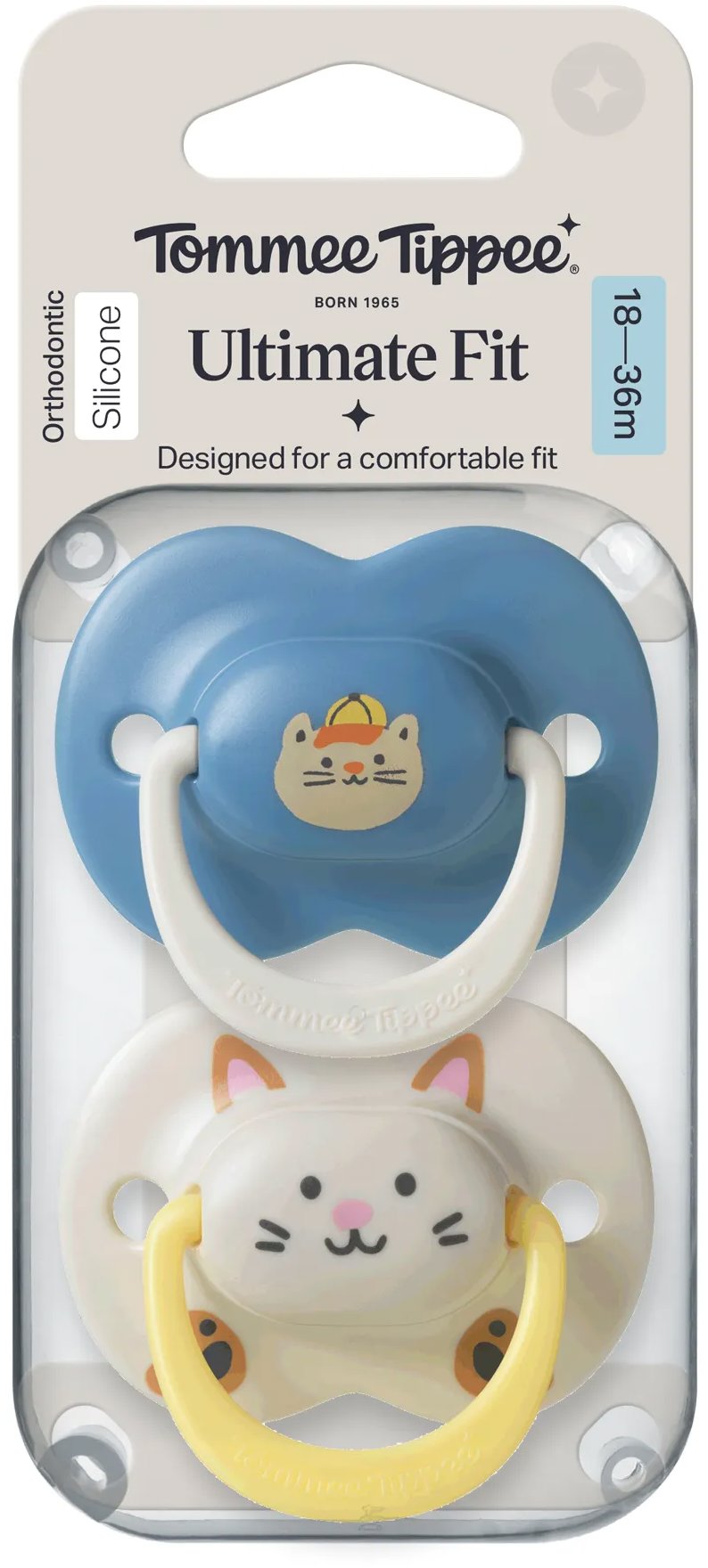 Tommee Tippee Ultimate Fit Deco Boy, 18-36 m, 2 ks