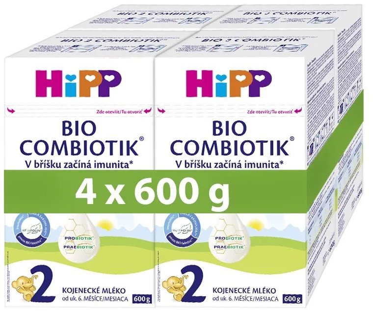 HiPP 2 BIO Combiotik 4× 600 g