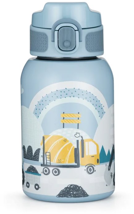 PETITE&MARS láhev nerezová termo se slámkou Work Zone 18 m+, 350 ml