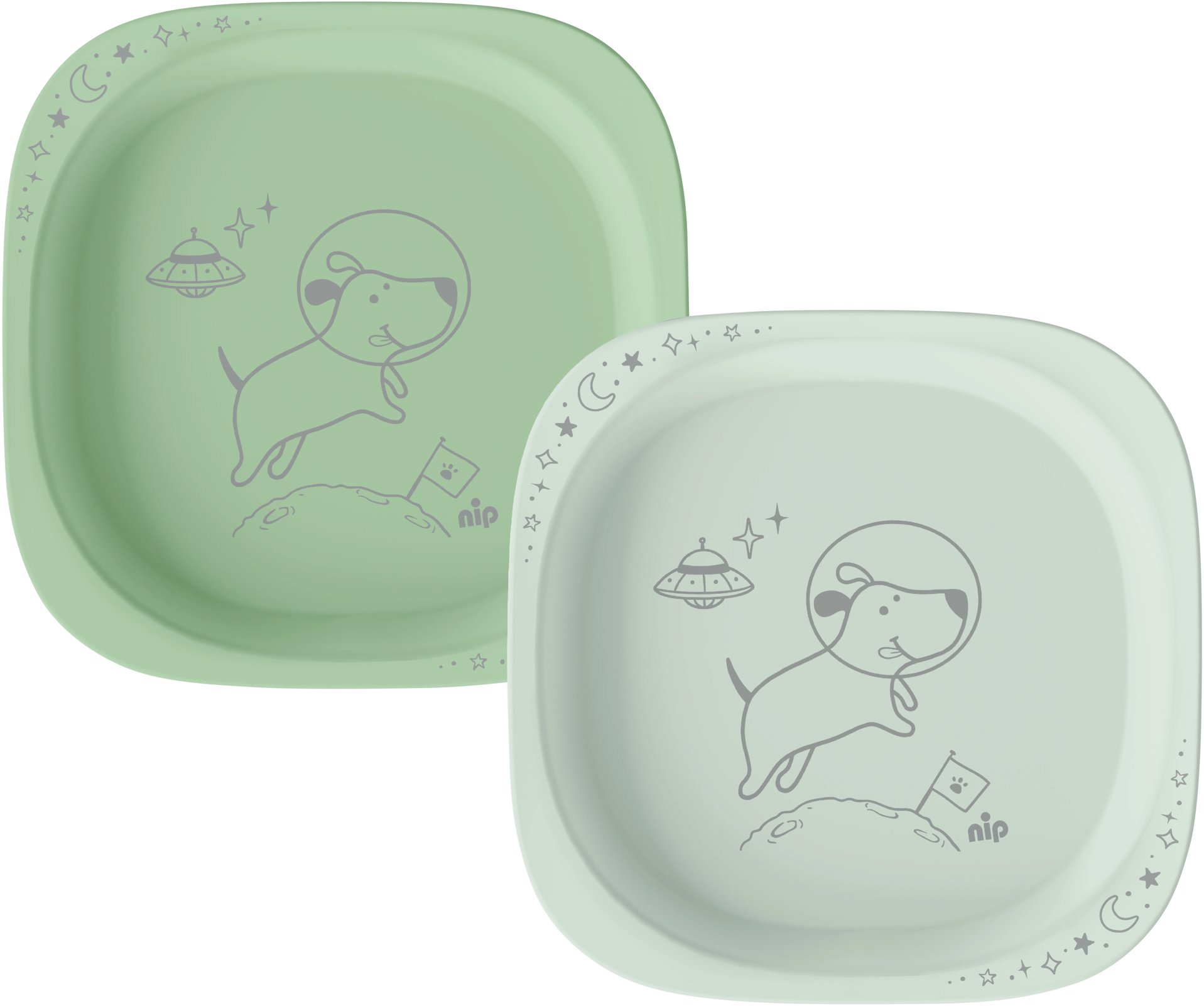 NIP Nature Line green 4 m+, 2 ks