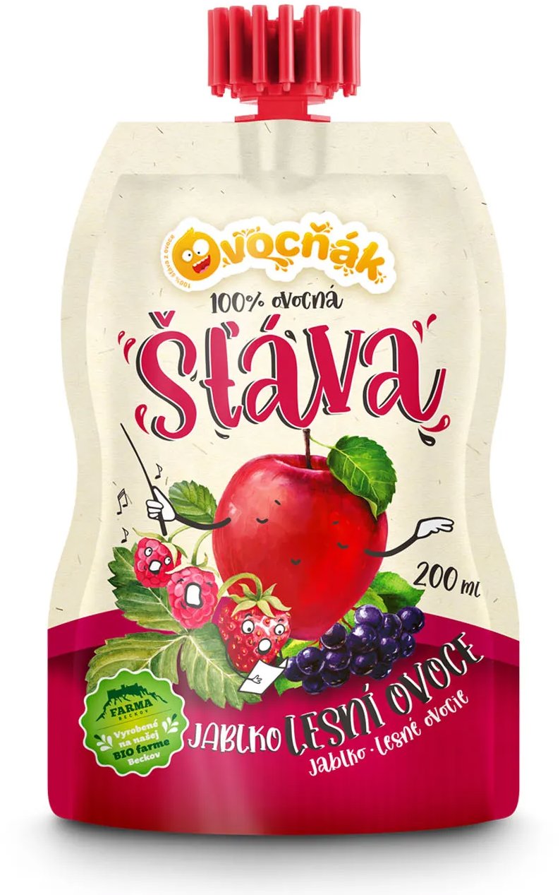 Ovocňák mošt jablko-lesní ovoce 200 ml